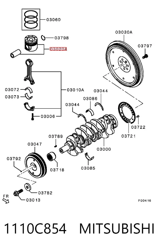  1110C854 Mitsubishi