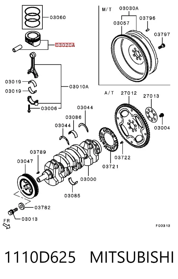  1110D625 Mitsubishi