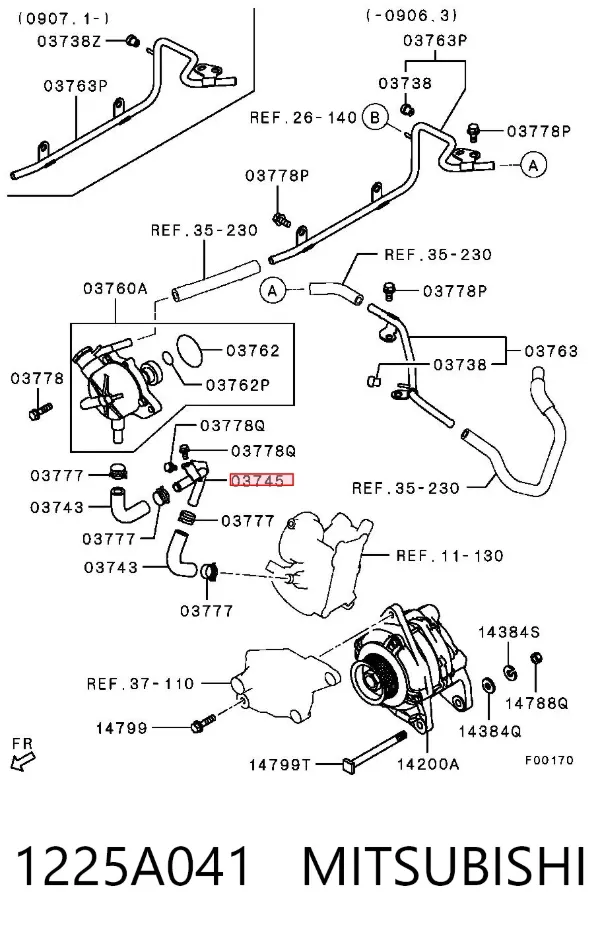  1225A041 Mitsubishi