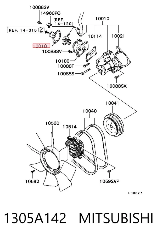  1305A142 Mitsubishi
