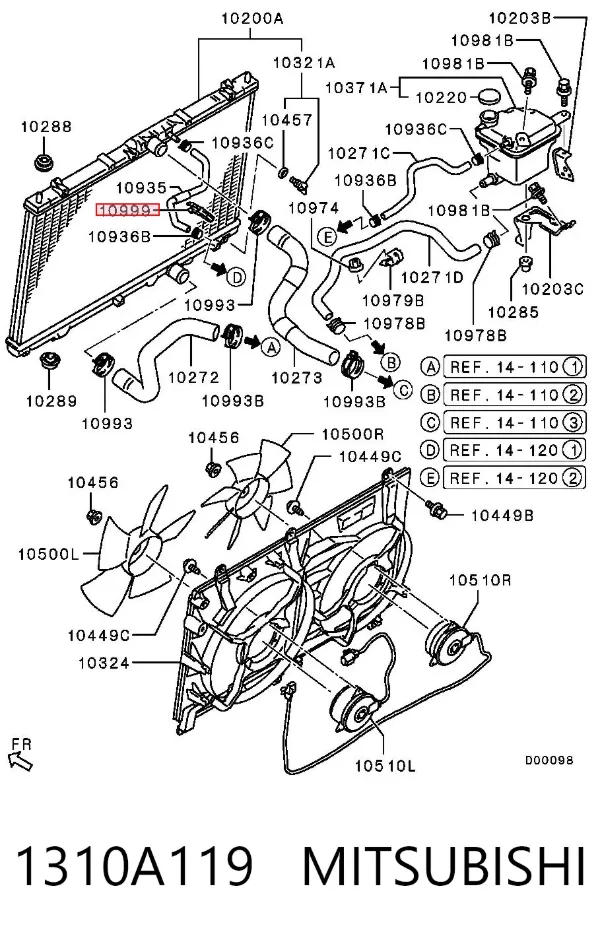  1310A119 Mitsubishi