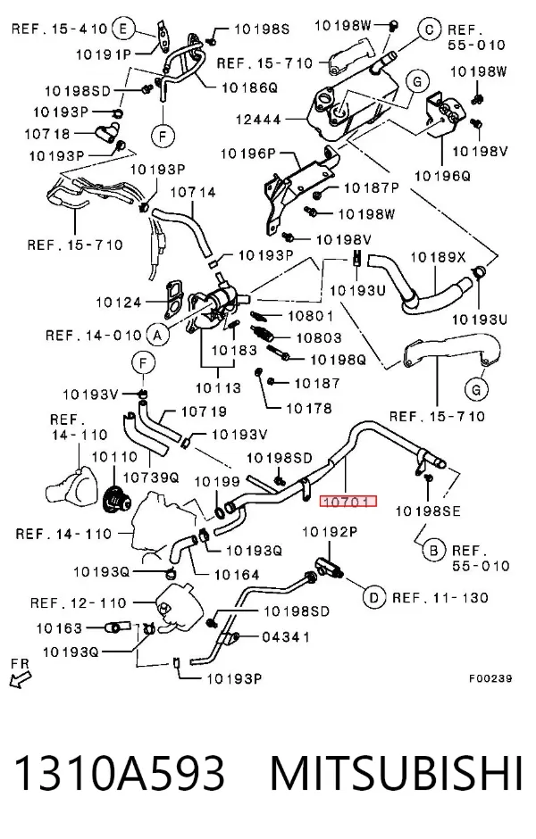  1310A593 Mitsubishi