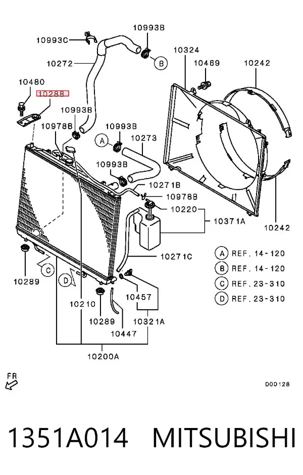  1351A014 Mitsubishi