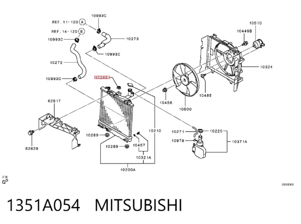  1351A054 Mitsubishi