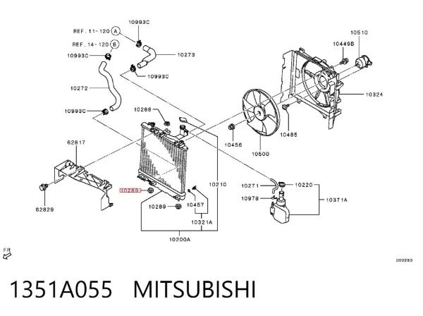  1351A055 Mitsubishi
