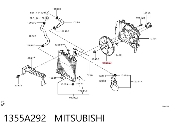  1355A292 Mitsubishi
