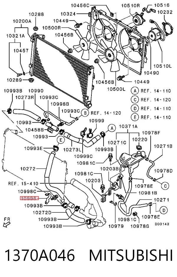  1370A046 Mitsubishi