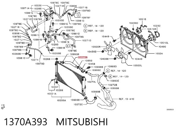  1370A393 Mitsubishi