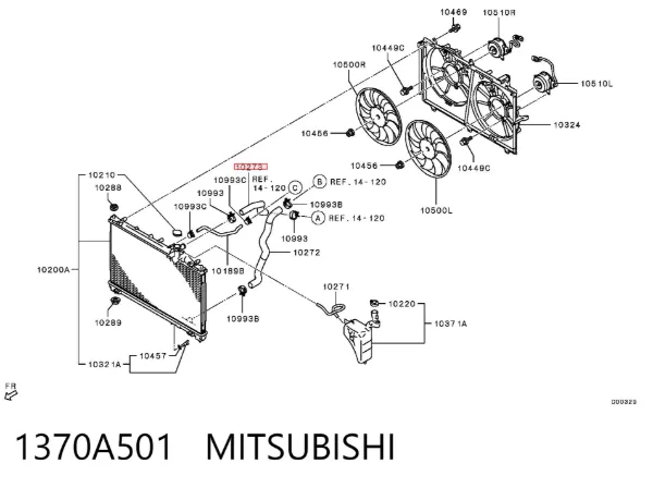  1370A501 Mitsubishi