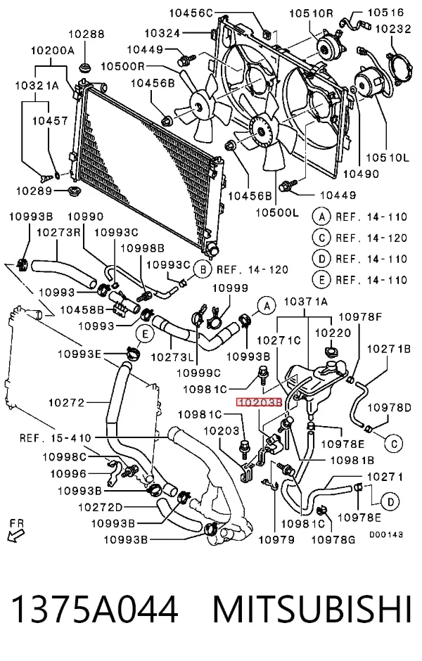 1375A044 Mitsubishi