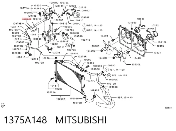  1375A148 Mitsubishi