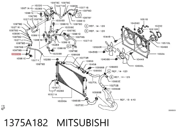  1375A182 Mitsubishi