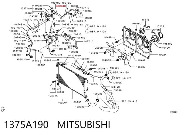  1375A190 Mitsubishi