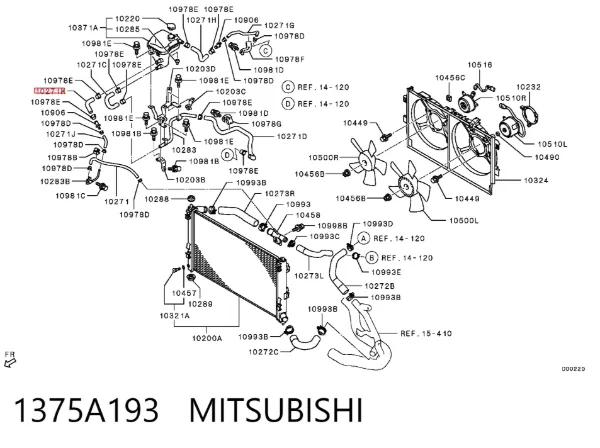  1375A193 Mitsubishi