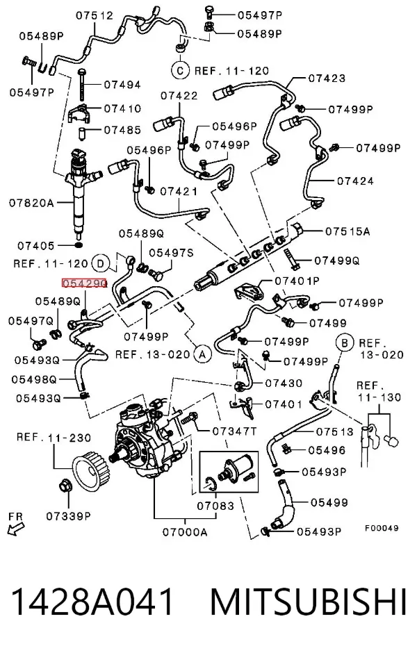  1428A041 Mitsubishi