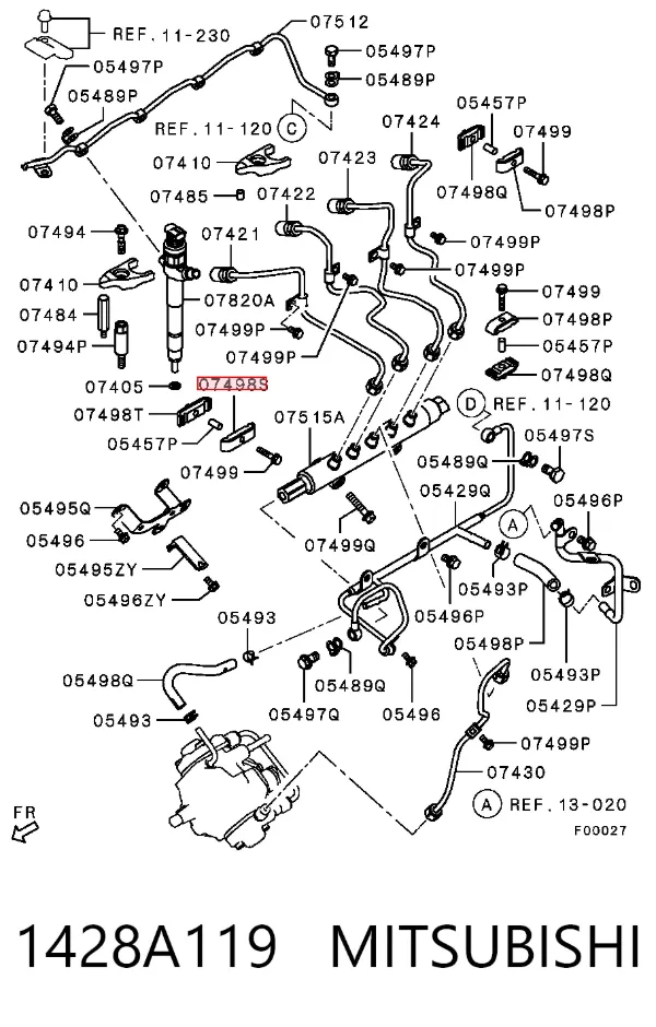 1428A119 Mitsubishi