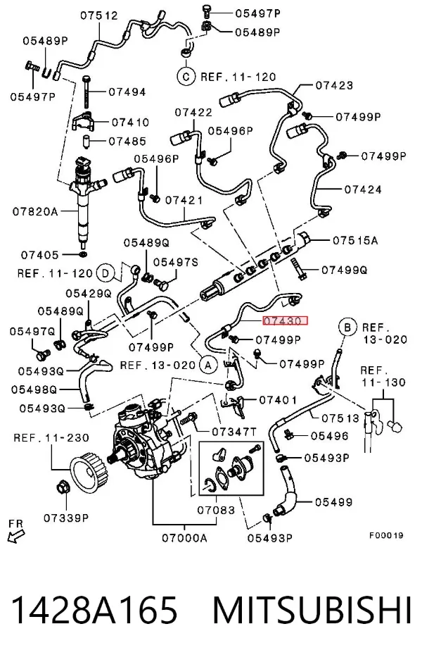  1428A165 Mitsubishi