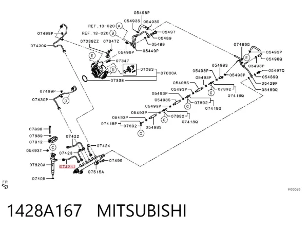  1428A167 Mitsubishi