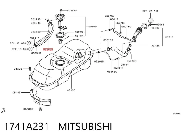  1741A231 Mitsubishi