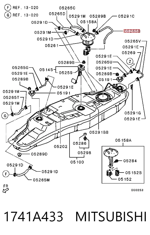  1741A433 Mitsubishi