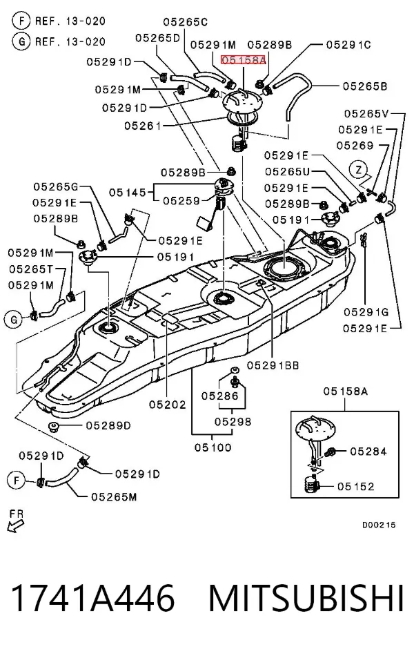  1741A446 Mitsubishi