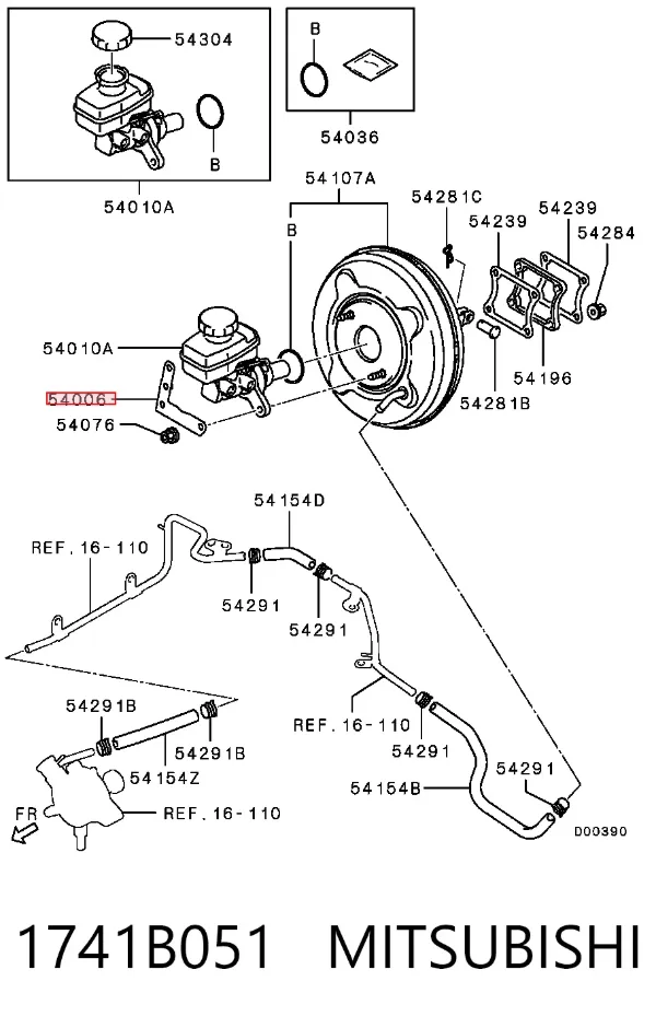  1741B051 Mitsubishi