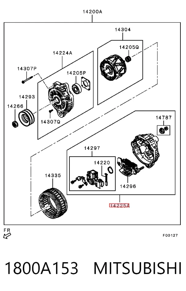  1800A153 Mitsubishi