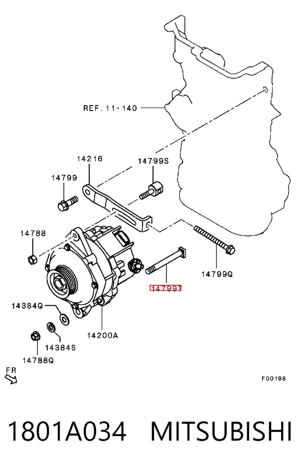  1801A034 Mitsubishi