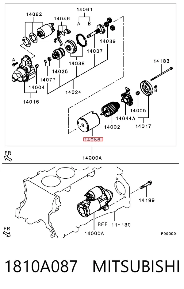  1810A087 Mitsubishi