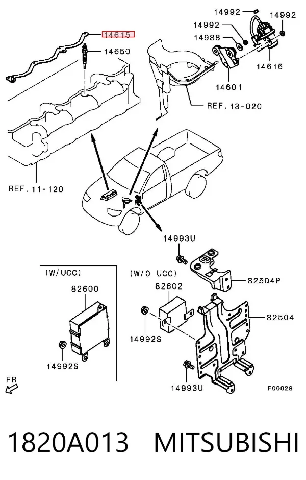  1820A013 Mitsubishi