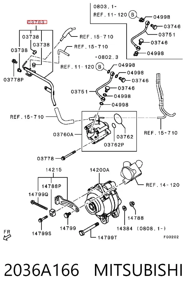  2036A166 Mitsubishi
