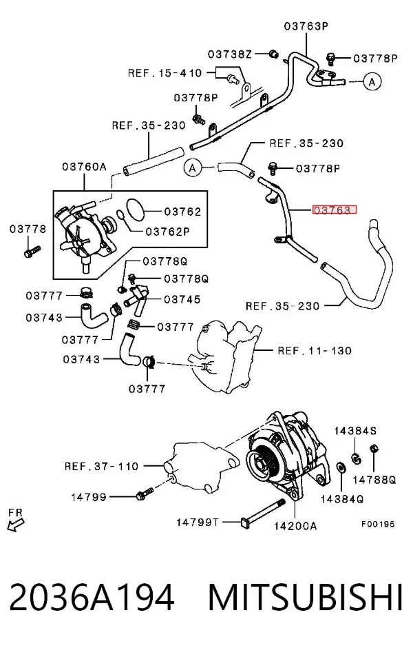  2036A194 Mitsubishi