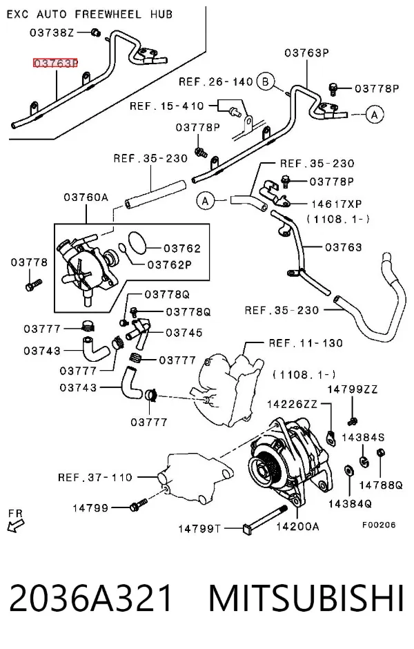  2036A321 Mitsubishi