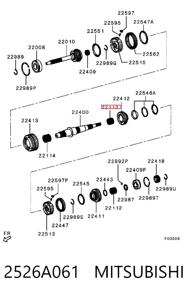  2526A061 Mitsubishi