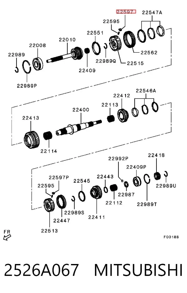  2526A067 Mitsubishi