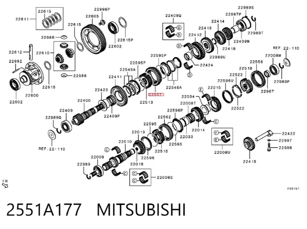  2551A177 Mitsubishi