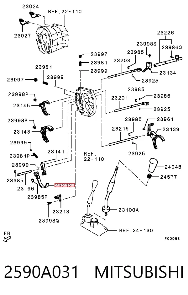  2590A031 Mitsubishi