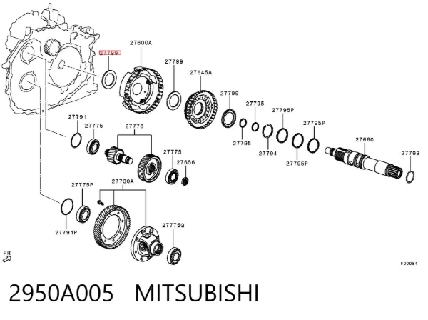  2950A005 Mitsubishi