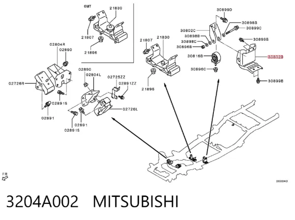  3204A002 Mitsubishi