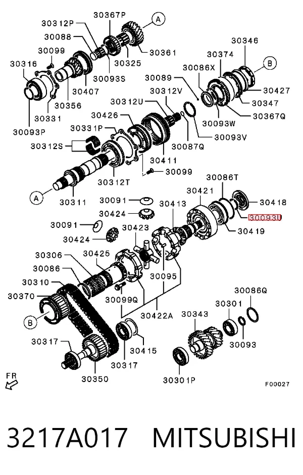  3217A017 Mitsubishi