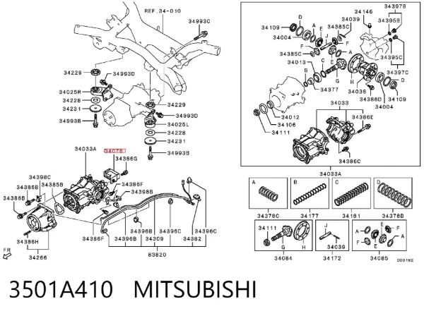  3501A410 Mitsubishi