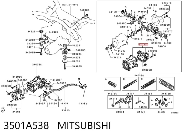  3501A538 Mitsubishi