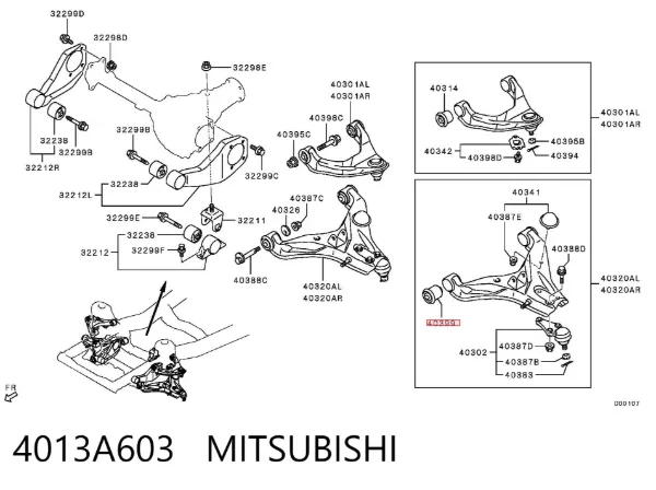 4013A603 Mitsubishi