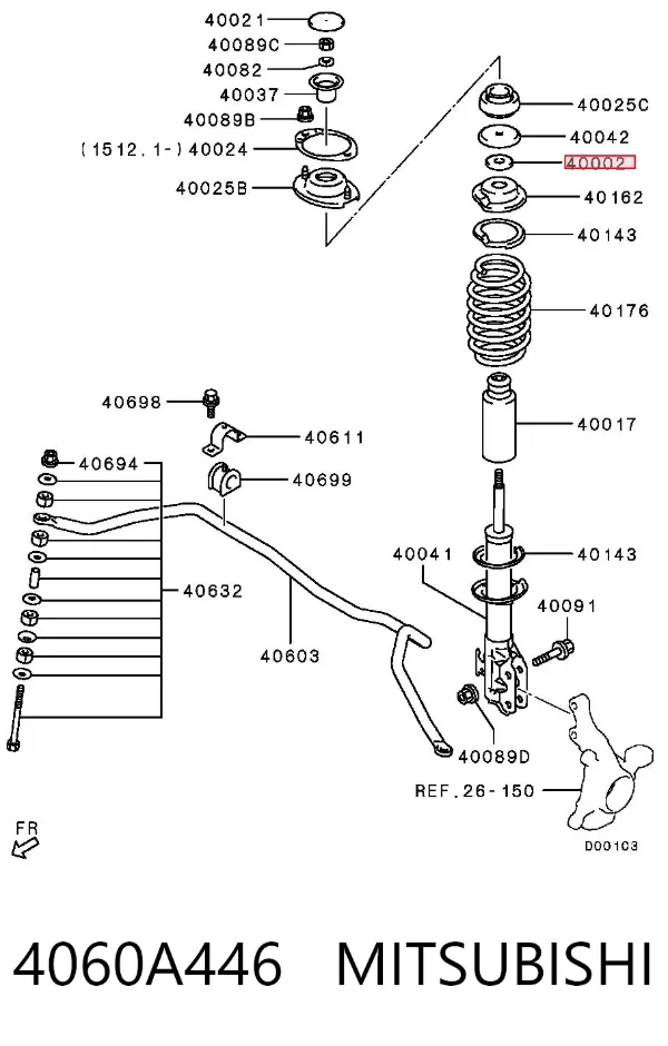  4060A446 Mitsubishi