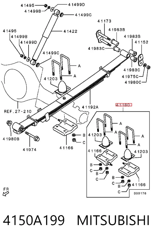  4150A199 Mitsubishi