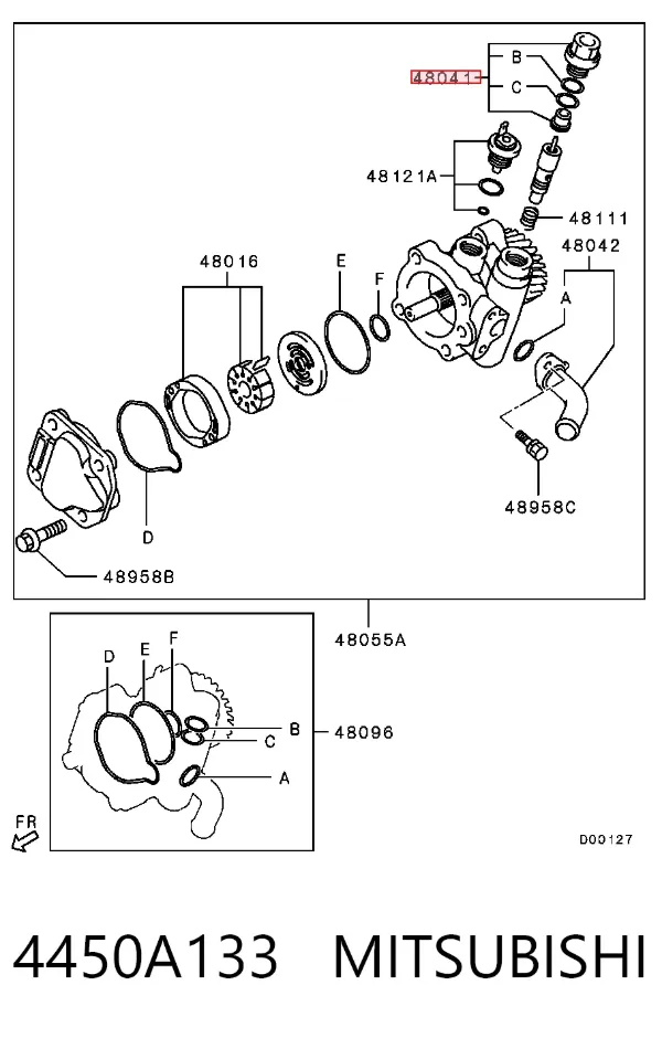  4450A133 Mitsubishi