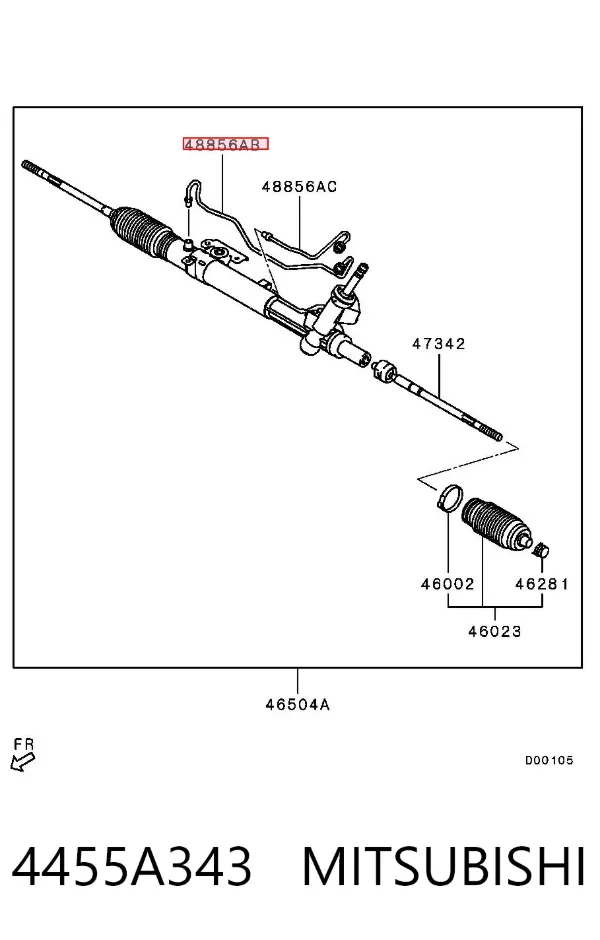  4455A343 Mitsubishi