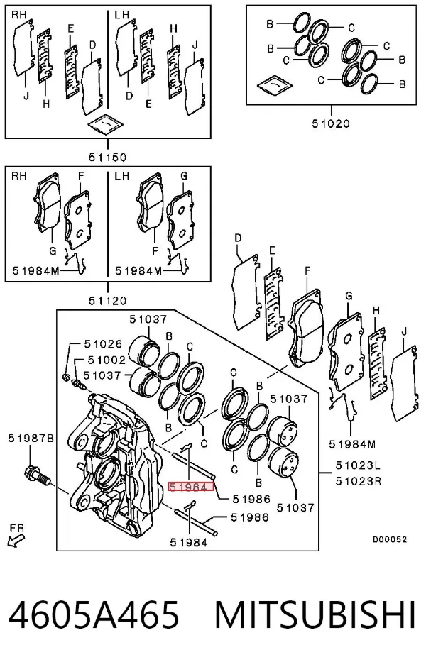  4605A465 Mitsubishi