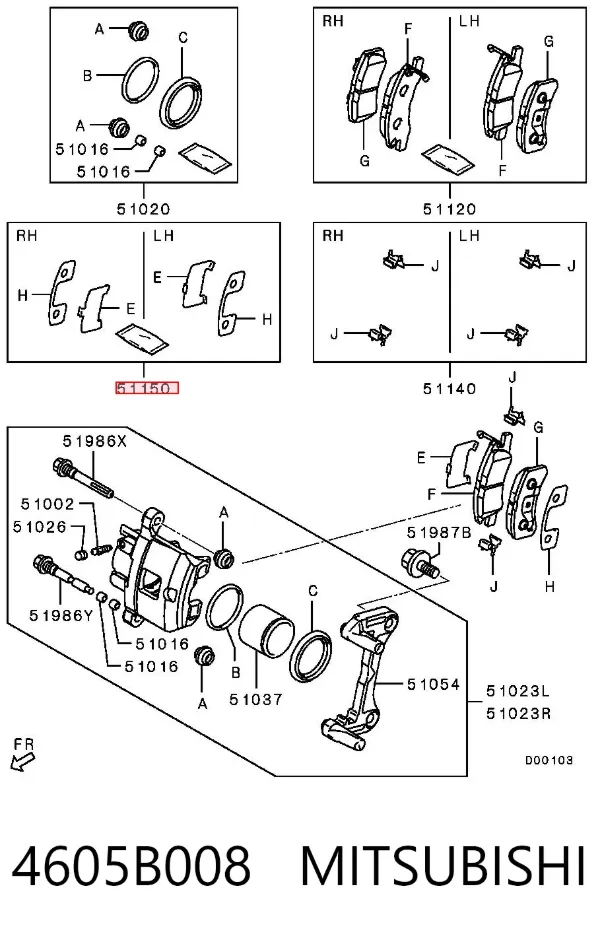  4605B008 Mitsubishi