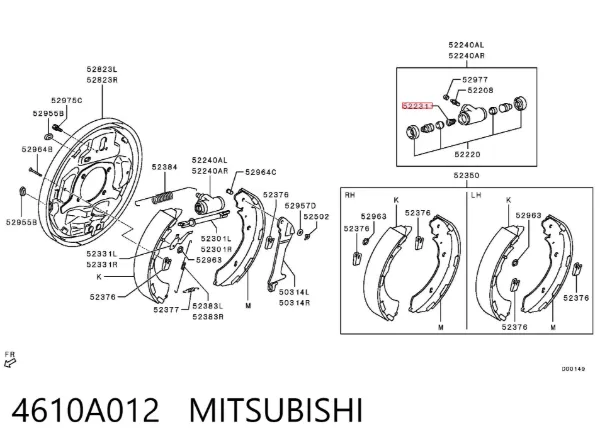  4610A012 Mitsubishi